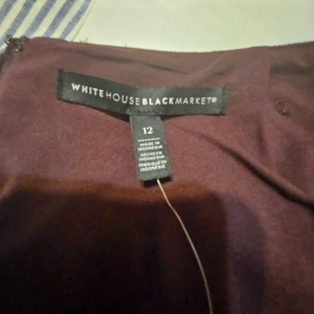 White House Black Market Brown Pencil Skirt Knee-Length - Picture 5 of 9